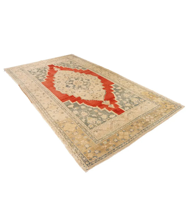 Turkish Vintage Taspinar Rug 6' 5" x 11' 8" Hand-Knotted | No. AT58514