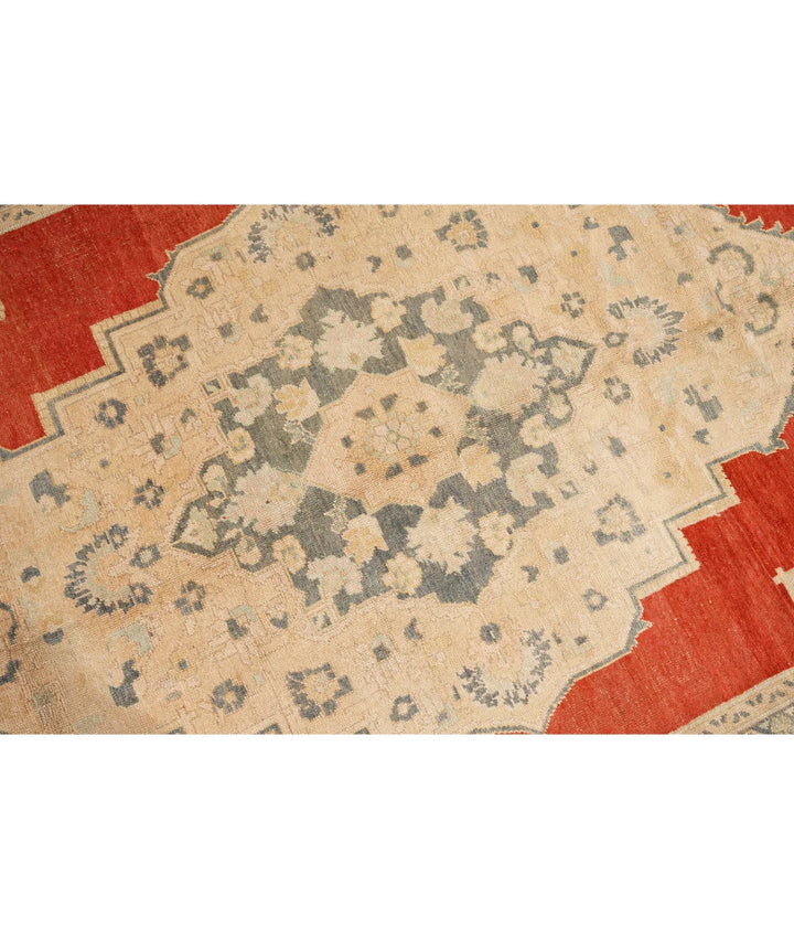 Turkish Vintage Taspinar Rug 6' 5" x 11' 8" Hand-Knotted | No. AT58514