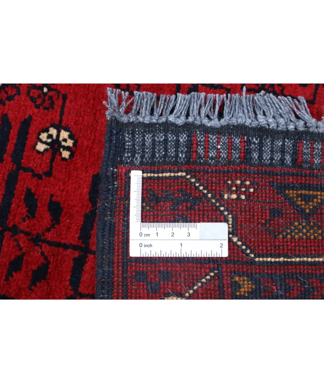 Afghan Khamyab Rug 3' 3" x 4' 9" Hand-Knotted | No. AT58536