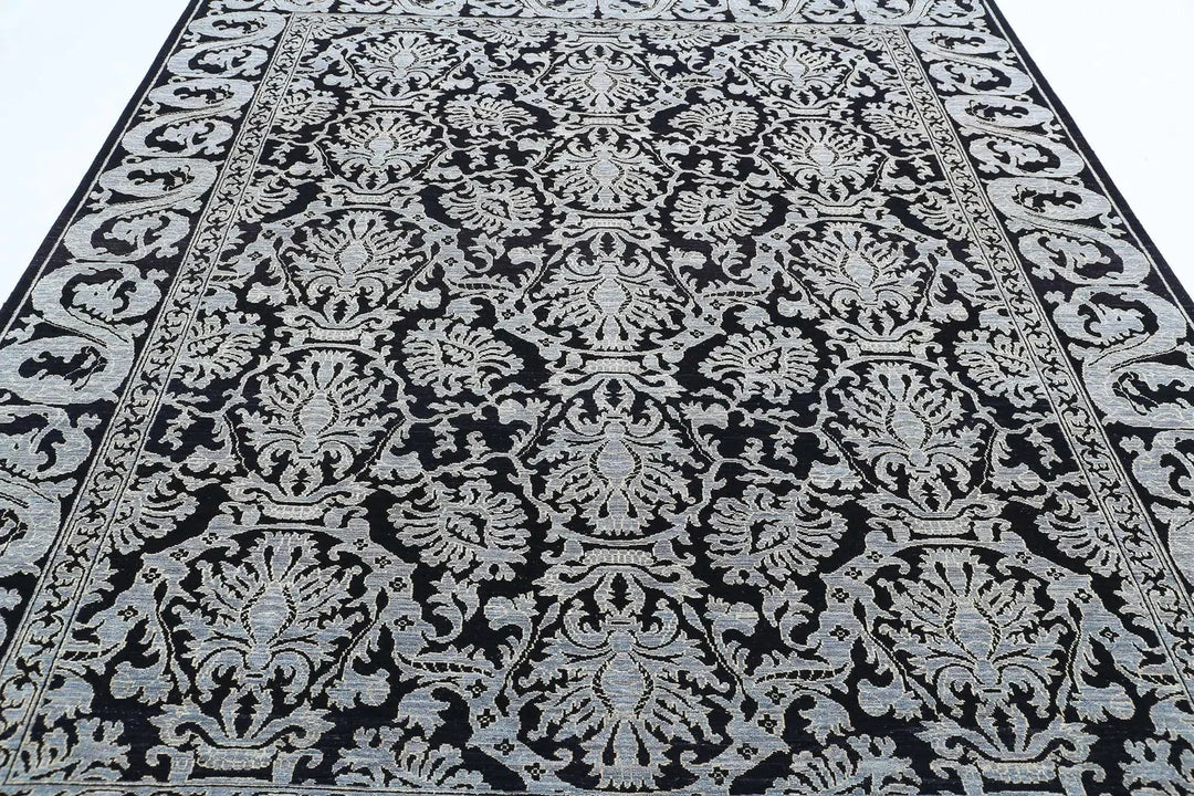 Afghan Ziegler Farhan Rug 8' 0" x 9' 11" Hand-Knotted | No. AT58572