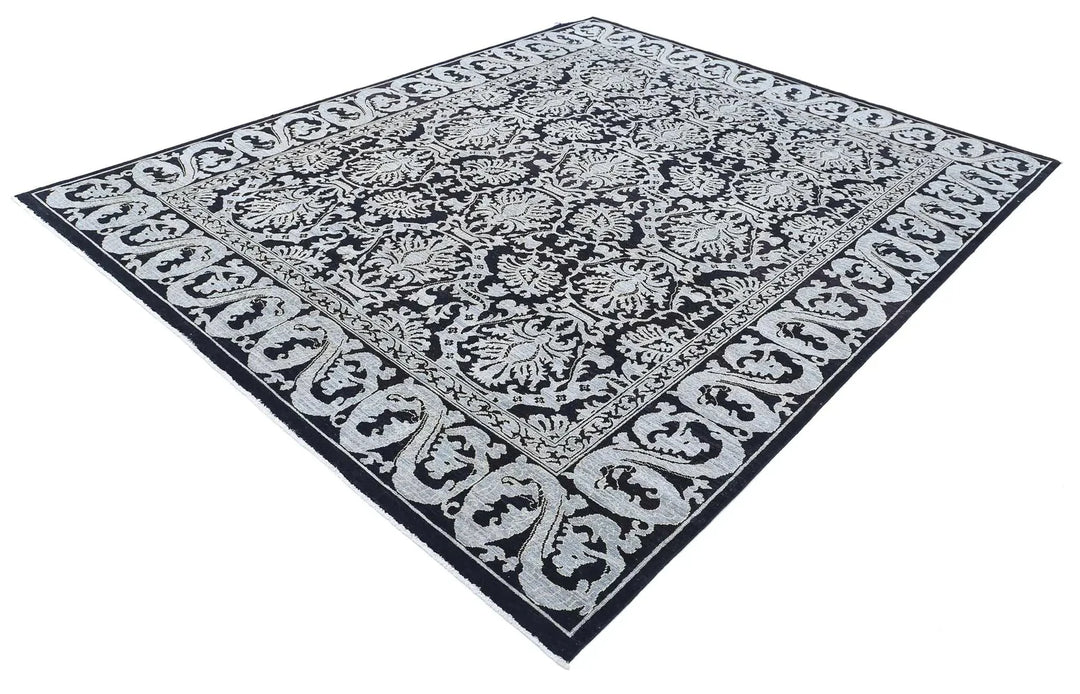 Afghan Ziegler Farhan Rug 8' 0" x 9' 11" Hand-Knotted | No. AT58572