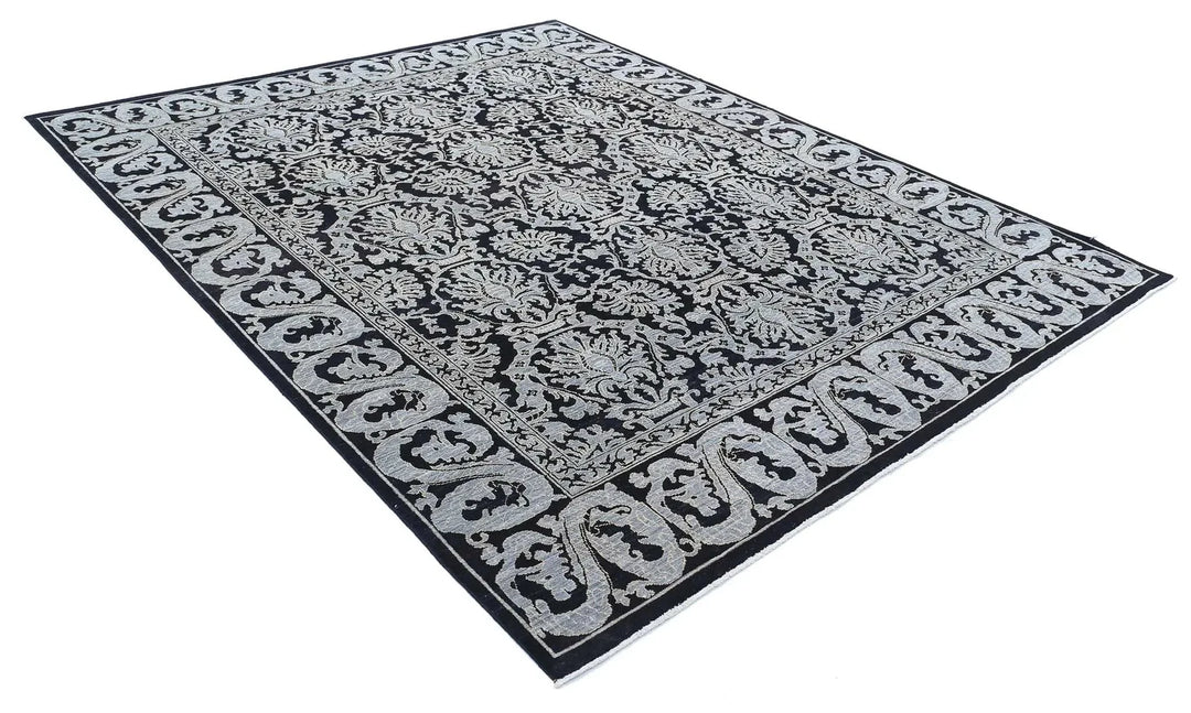 Afghan Ziegler Farhan Rug 8' 0" x 9' 11" Hand-Knotted | No. AT58572