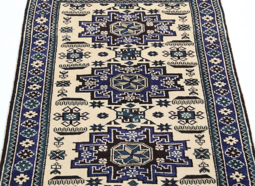 Persian Kazak Rug 2' 5" x 3' 4" Hand-Knotted | No. AT58677