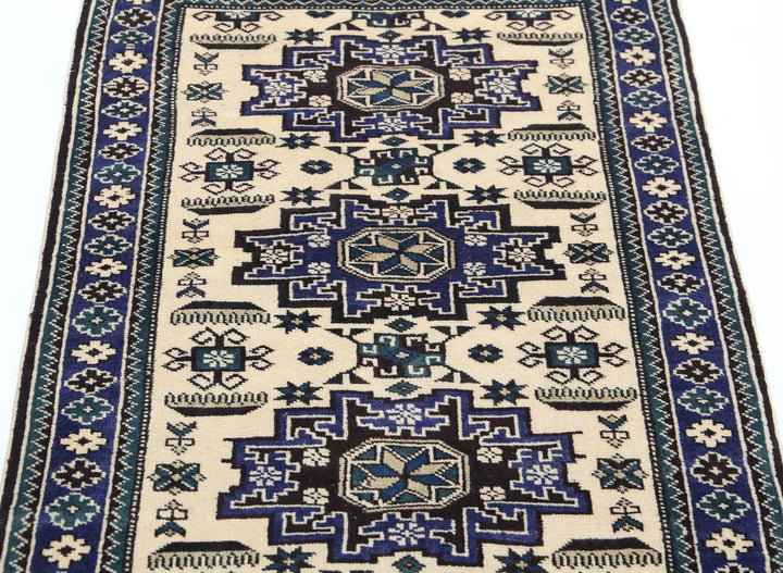 Persian Kazak Rug 2' 5" x 3' 4" Hand-Knotted | No. AT58677