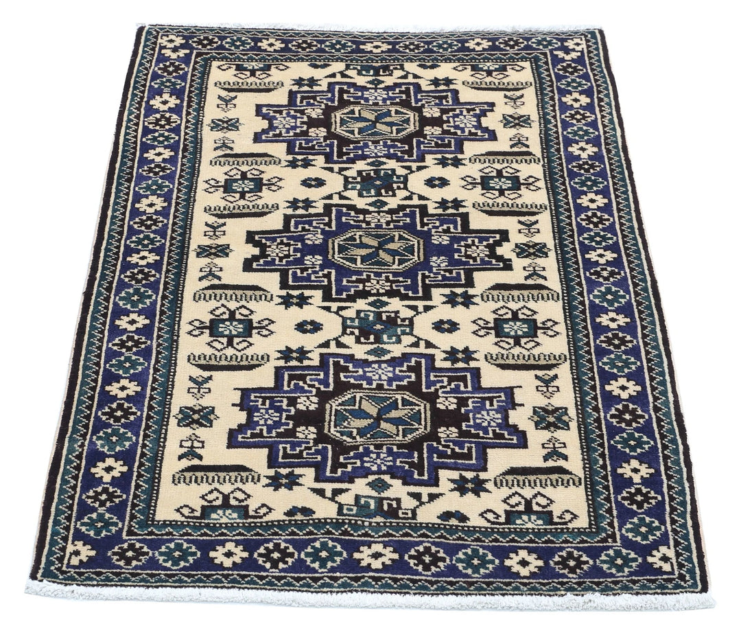 Persian Kazak Rug 2' 5" x 3' 4" Hand-Knotted | No. AT58677