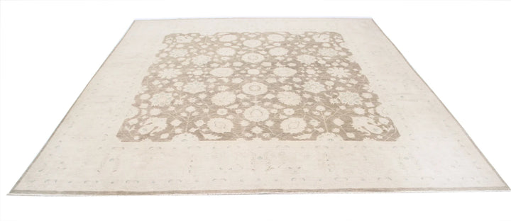 Afghan Serenity Rug 9' 7" x 9' 7" Hand-Knotted | No. AT58796