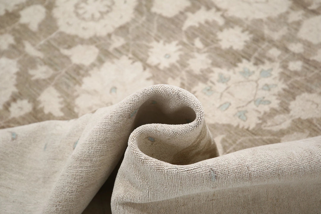 Afghan Serenity Rug 9' 7" x 9' 7" Hand-Knotted | No. AT58796