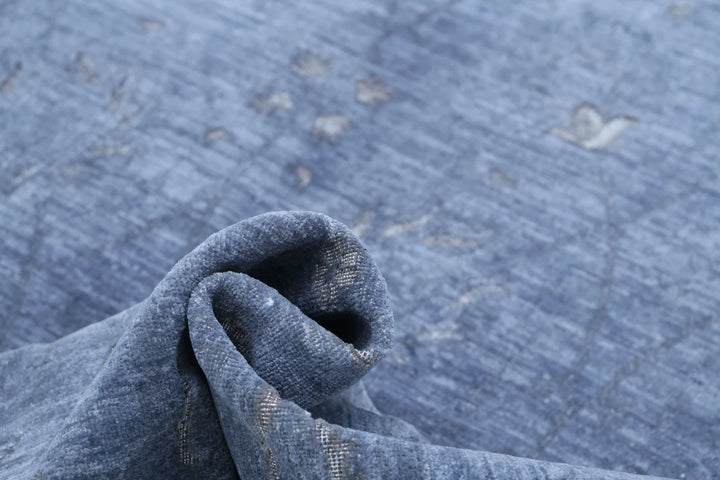 Grey Afghan Oriental Rug 8' 9" x 12' 7" Hand-Knotted | No. AT58866