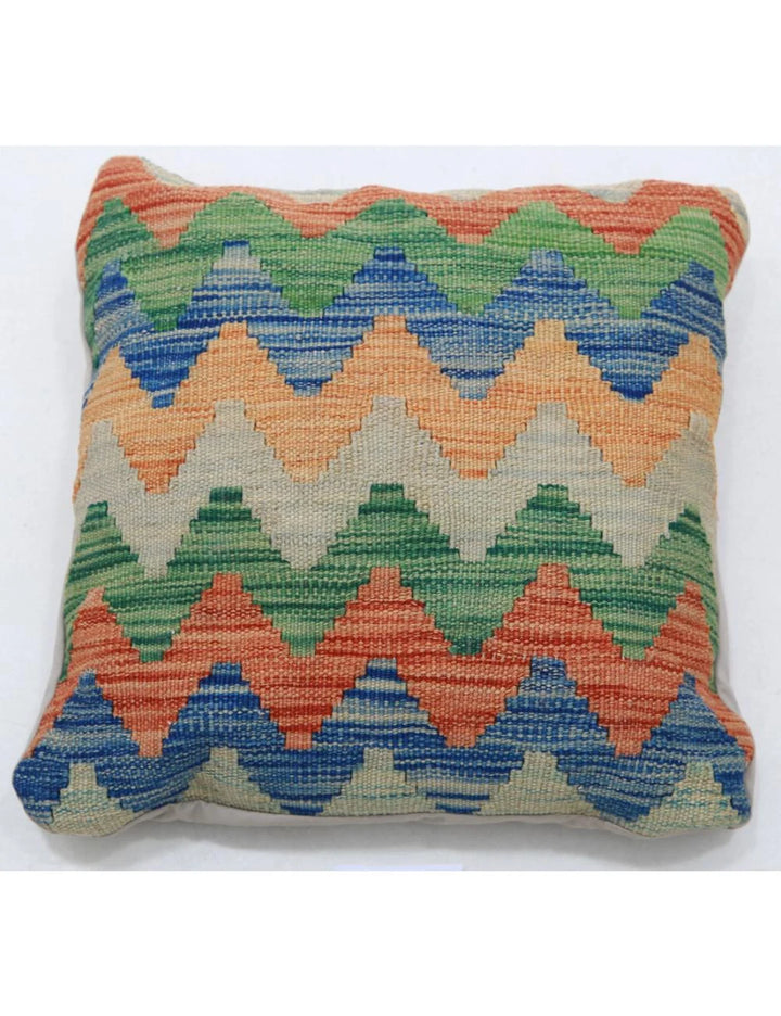 Multicolor Afghan Tribal Rug [SIZE] Flat-Weave