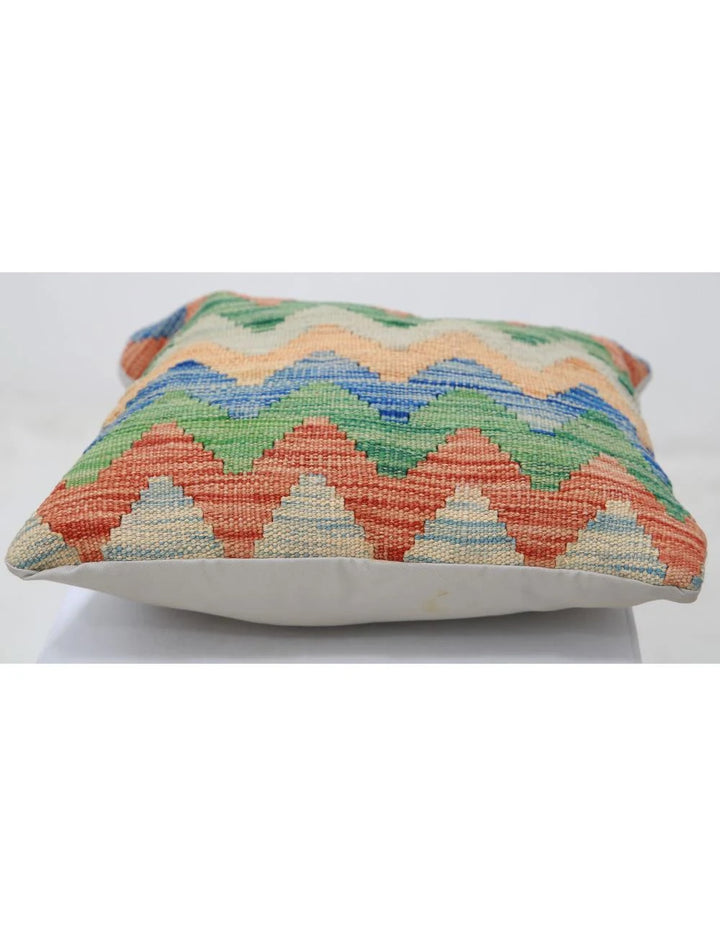 Multicolor Afghan Tribal Rug [SIZE] Flat-Weave view
