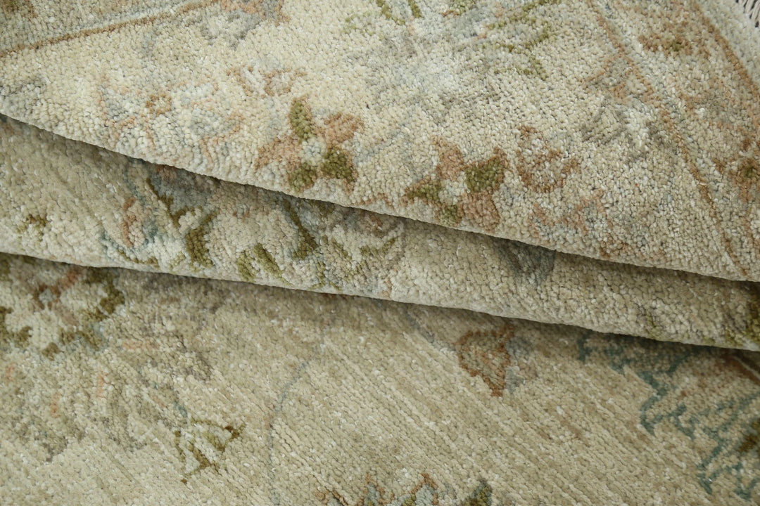 Indian Ziegler Rug 4' 4" x 6' 4" Hand-Knotted | No. AT58956