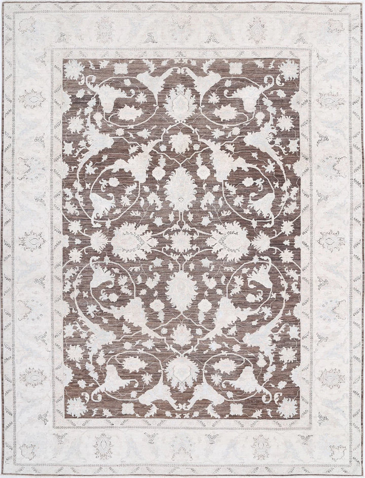 Afghan Serenity Rug 8' 10" x 11' 7" Hand-Knotted | No. AT58975