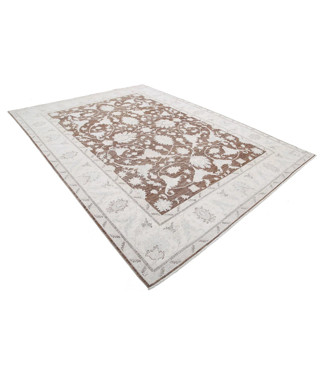 Afghan Serenity Rug 8' 10" x 11' 7" Hand-Knotted | No. AT58975