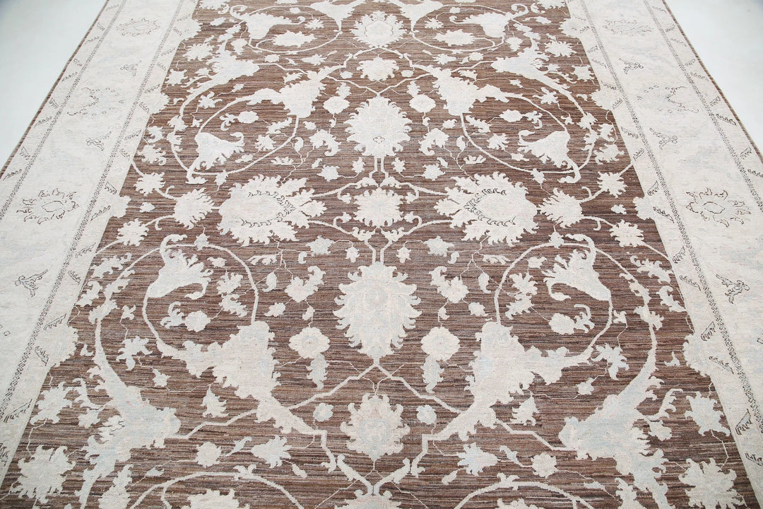 Afghan Serenity Rug 8' 10" x 11' 7" Hand-Knotted | No. AT58975