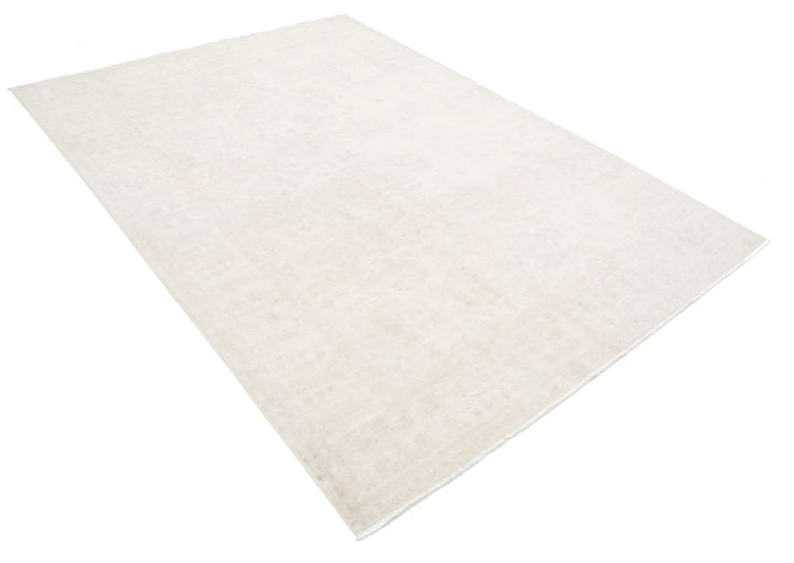 Afghan Serenity Rug 6' 2" x 8' 9" Hand-Knotted | No. AT59044