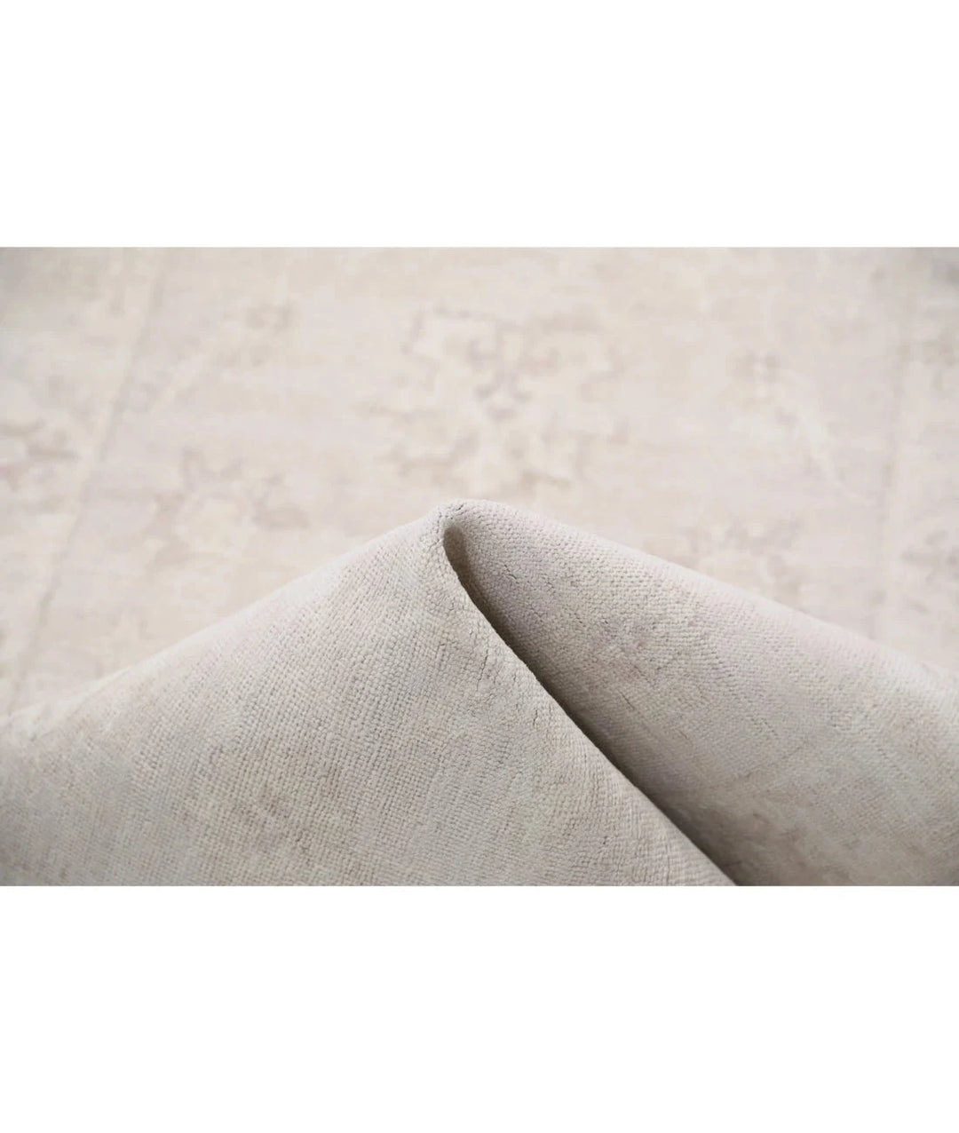 Grey Afghan Oriental Rug 2'8" x 9'5" Hand-Knotted | No. AT59048