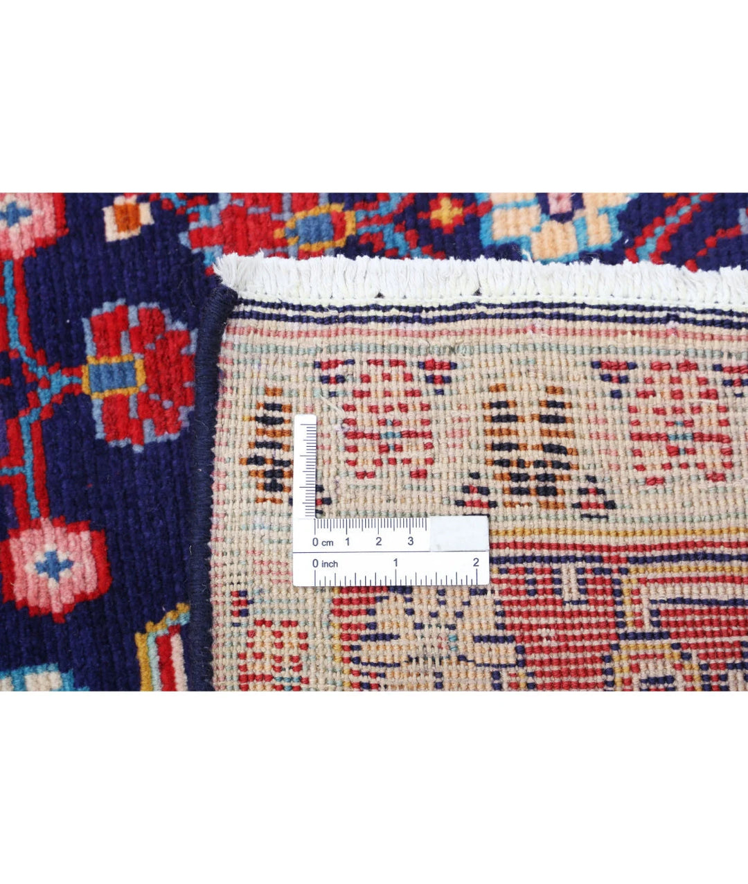 Persian Hamadan Runner Rug 3' 4" x 9' 9" Hand-Knotted | No. AT59149