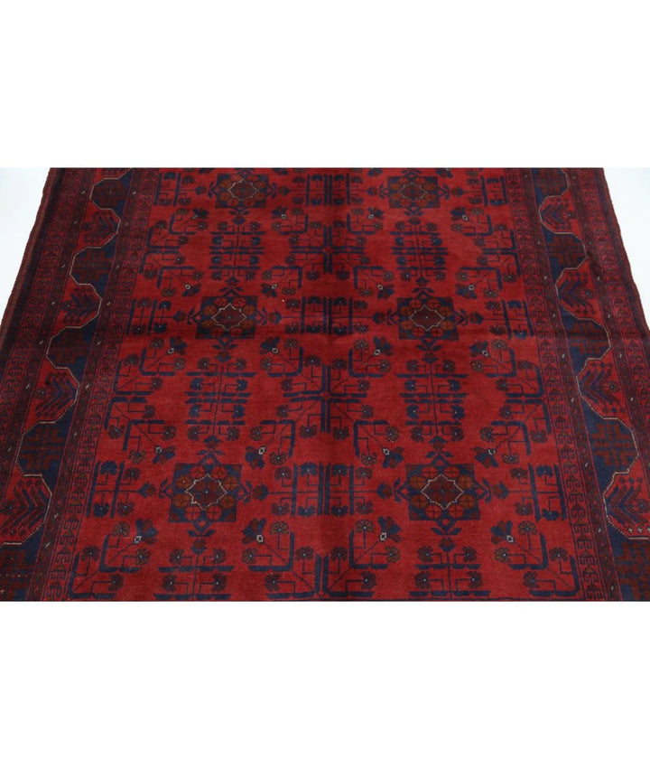 Afghan Khal Muhammadi Rug 4' 10" x 6' 4" Hand-Knotted | No. AT59151
