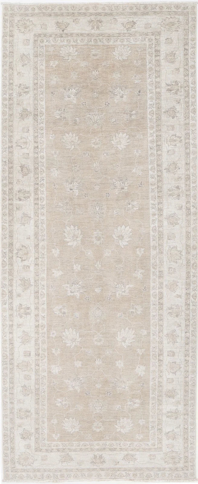 Afghan Serenity Runner Rug 4' 11" x 12' 2" Hand-Knotted | No. AT59202