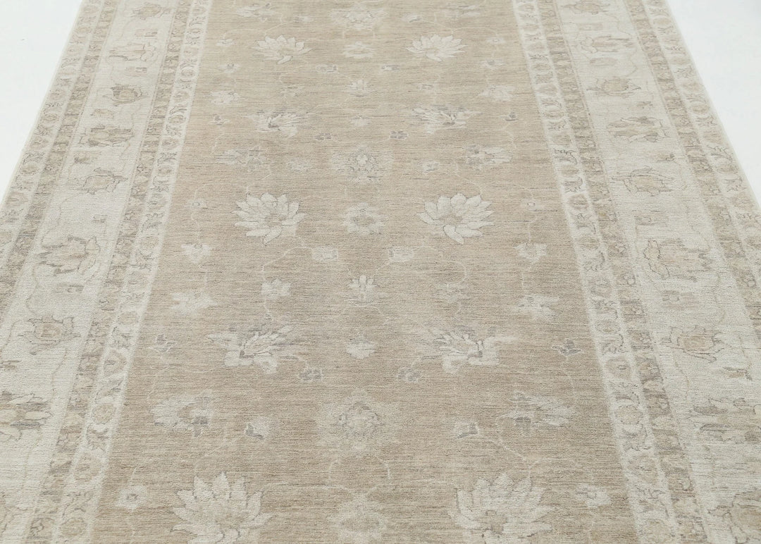 Afghan Serenity Runner Rug 4' 11" x 12' 2" Hand-Knotted | No. AT59202