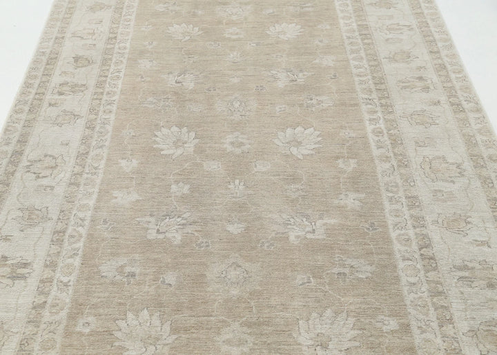 Afghan Serenity Runner Rug 4' 11" x 12' 2" Hand-Knotted | No. AT59202