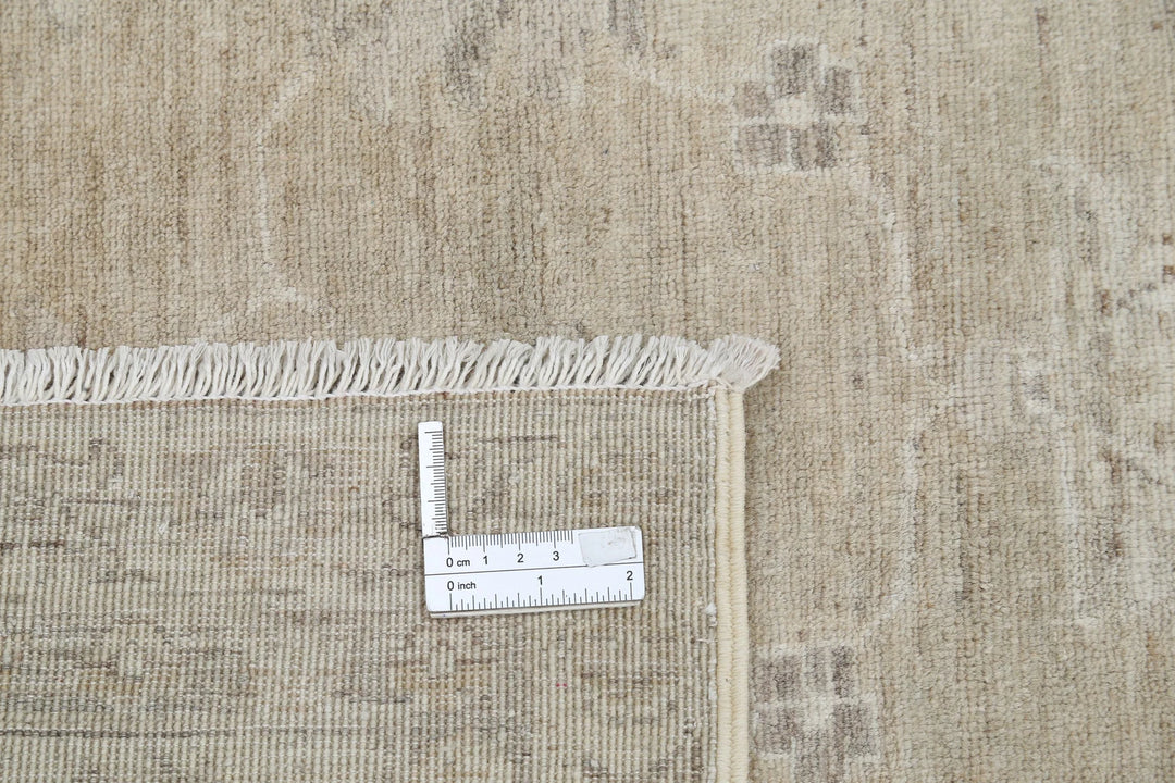 Afghan Serenity Runner Rug 4' 11" x 12' 2" Hand-Knotted | No. AT59202