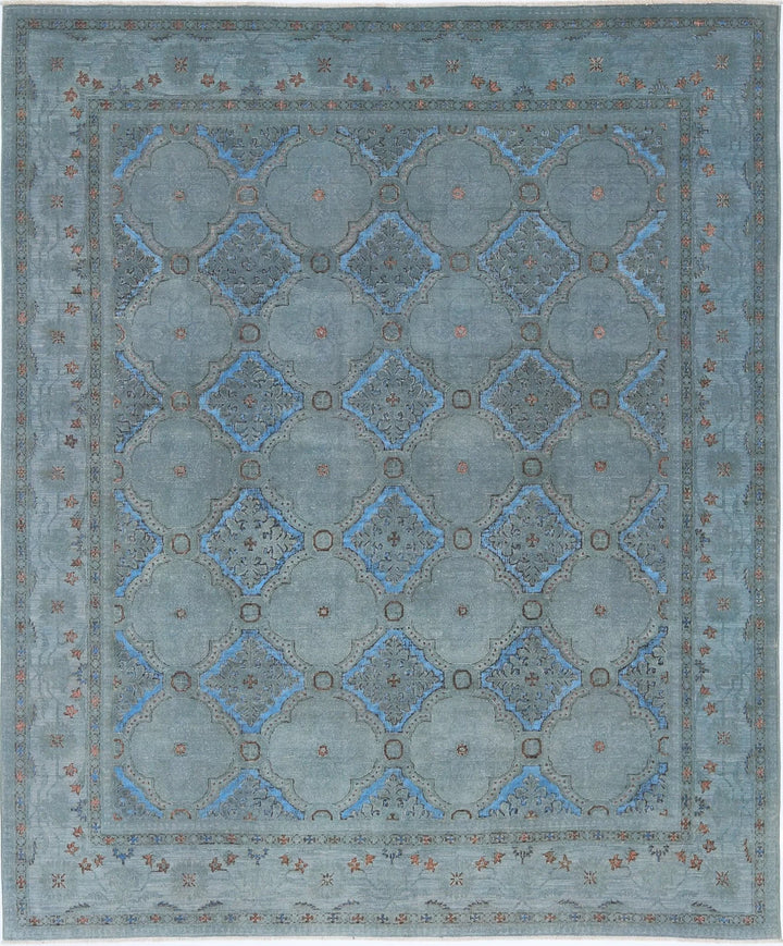 Afghan Oriental Rug 7' 11" x 9' 7" Hand-Knotted | No. AT59254