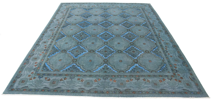 Afghan Oriental Rug 7' 11" x 9' 7" Hand-Knotted | No. AT59254