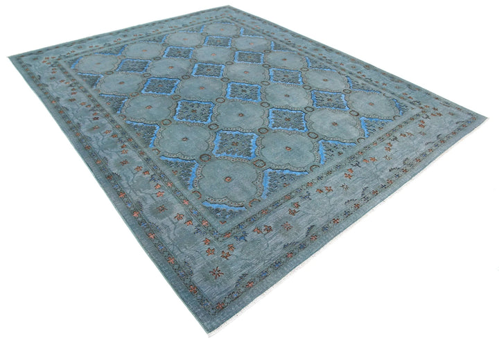 Afghan Oriental Rug 7' 11" x 9' 7" Hand-Knotted | No. AT59254