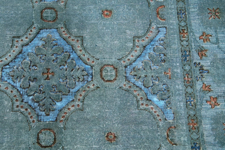 Afghan Oriental Rug 7' 11" x 9' 7" Hand-Knotted | No. AT59254