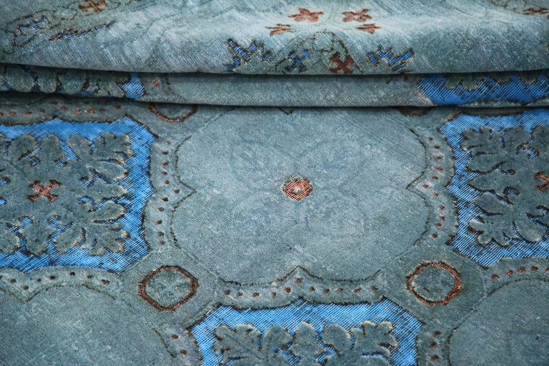 Afghan Oriental Rug 7' 11" x 9' 7" Hand-Knotted | No. AT59254