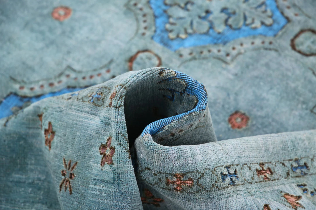 Afghan Oriental Rug 7' 11" x 9' 7" Hand-Knotted | No. AT59254