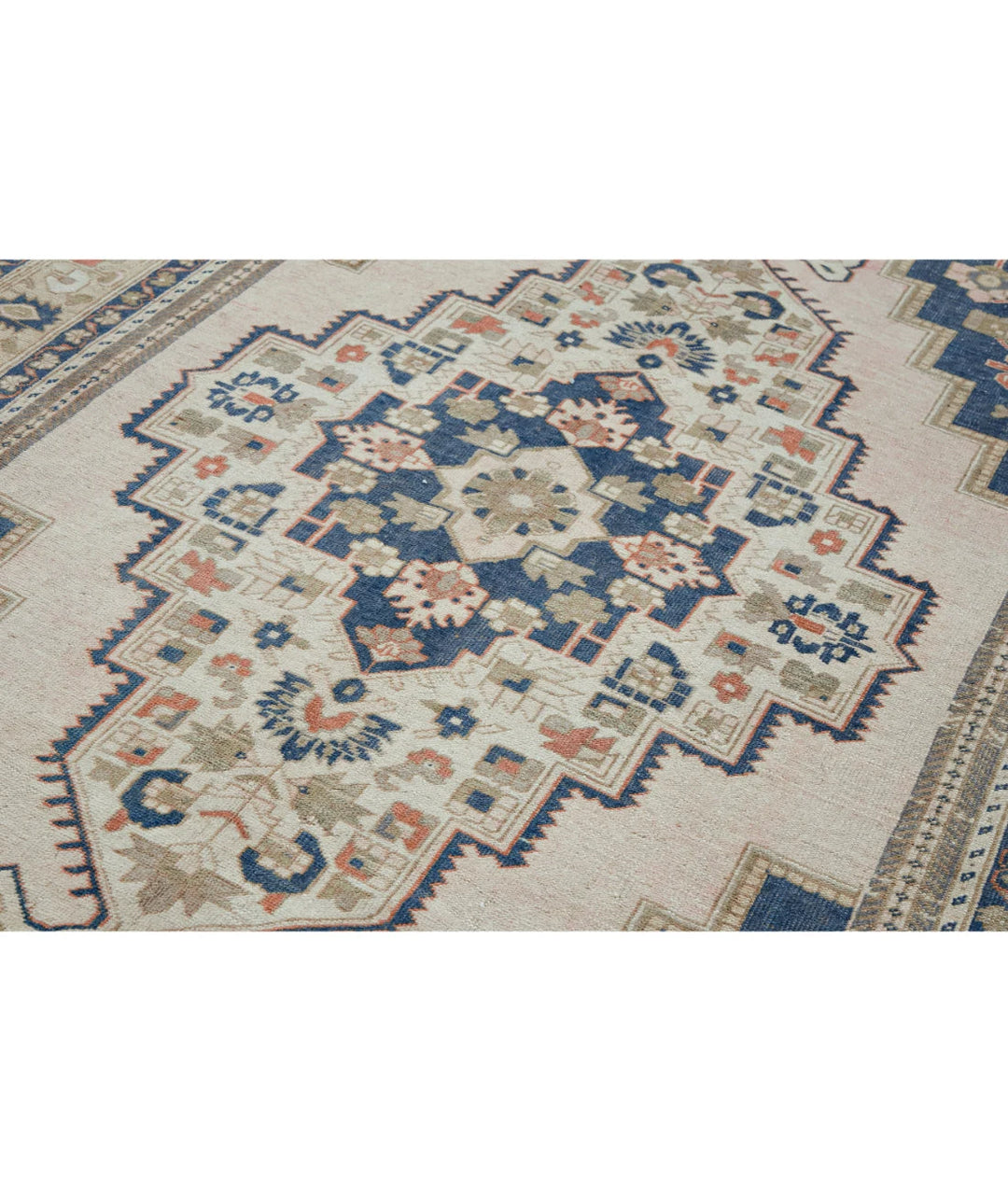 Turkish Vintage Rug 6' 4" x 10' 10" Hand-Knotted | No. AT59263