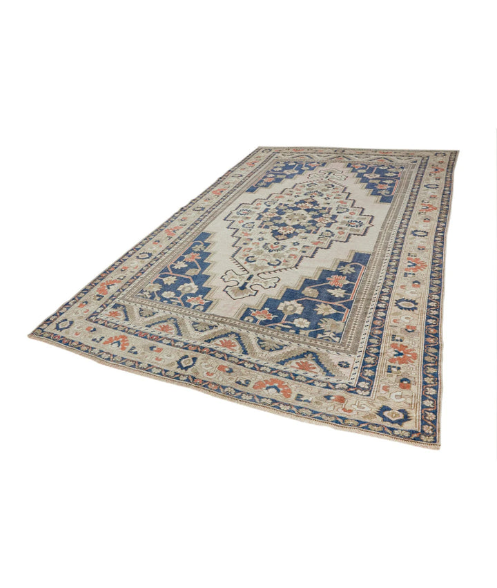 Turkish Vintage Rug 6' 4" x 10' 10" Hand-Knotted | No. AT59263