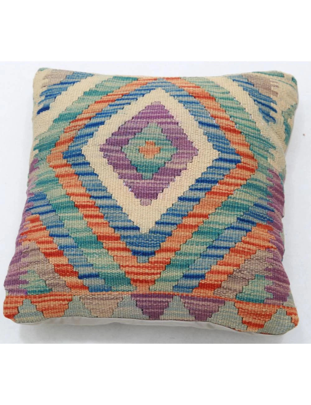 Multicolor Afghan Tribal Rug Flat-weave | No. AT59347