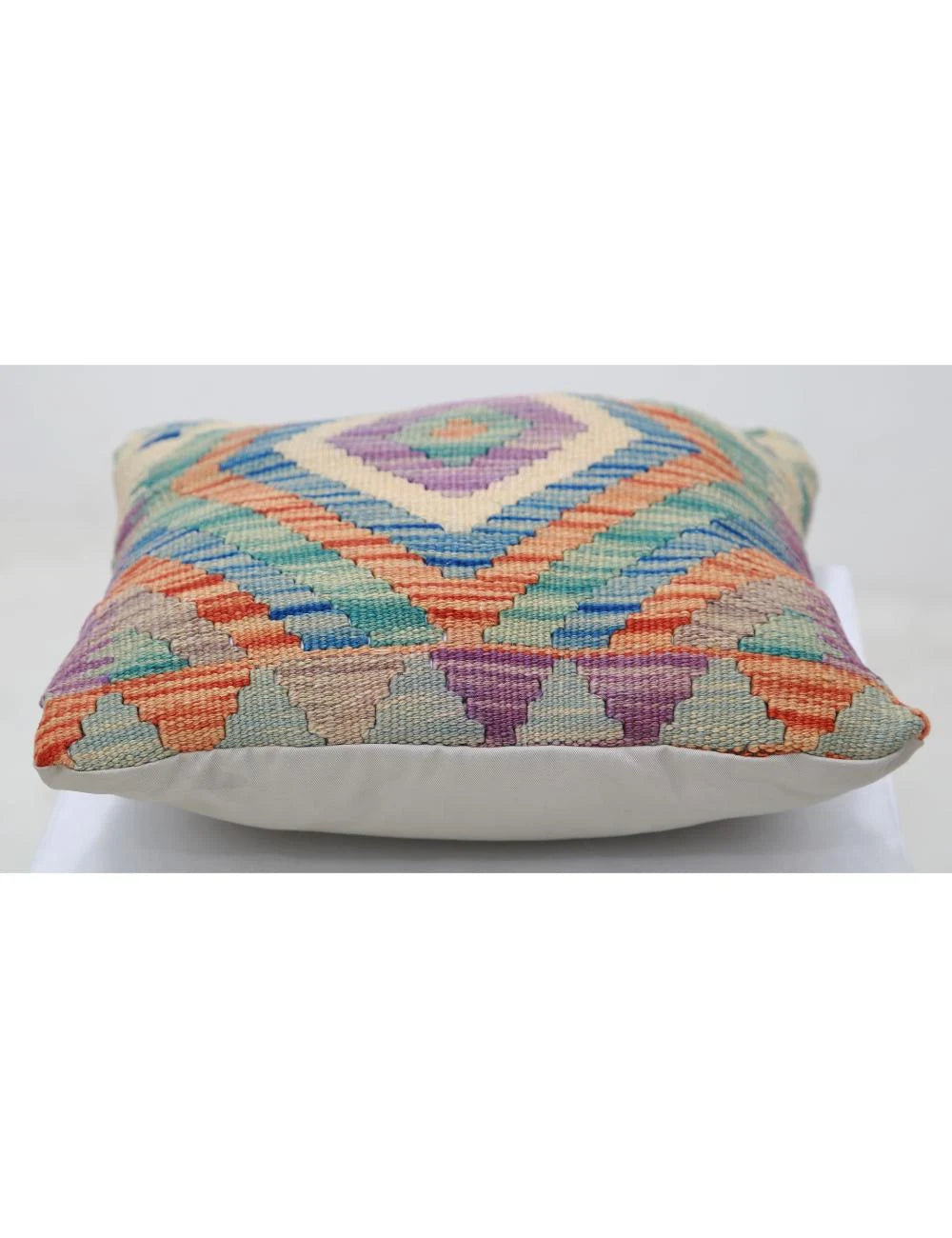 Multicolor Afghan Tribal Rug Flat-weave | No. AT59347