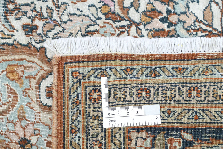 Persian Bijar Vintage Rug 7' 9" x 10' 11" Hand-Knotted | No. AT59560