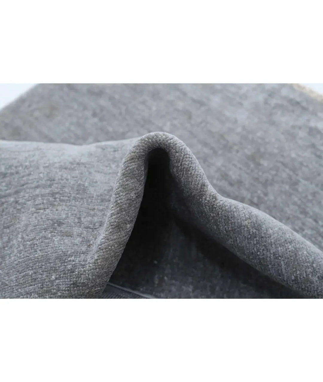 Grey Afghan Overdye Rug 2' 7" x 4' 0" Hand-Knotted | No. AT597321