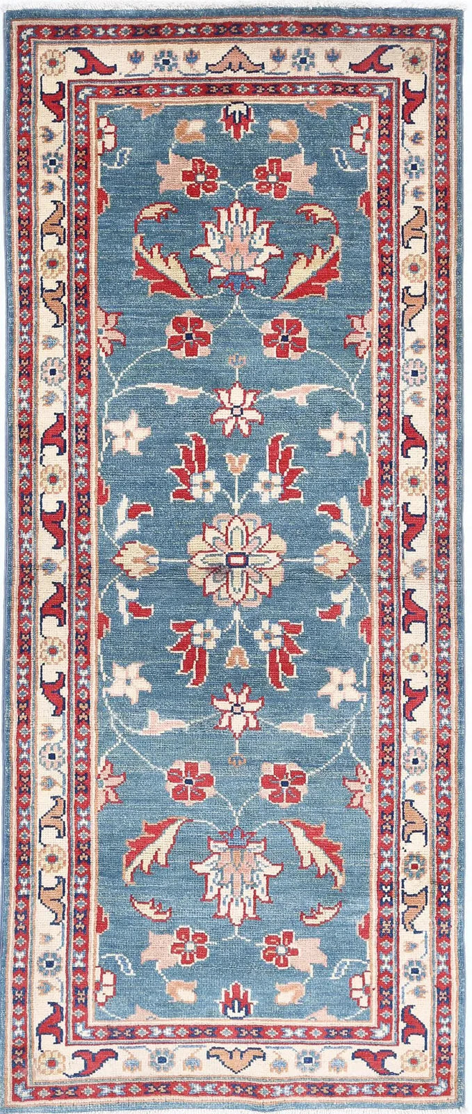 Afghan Ziegler Rug 2' 5" x 6' 5" Hand-Knotted | No. AT59732