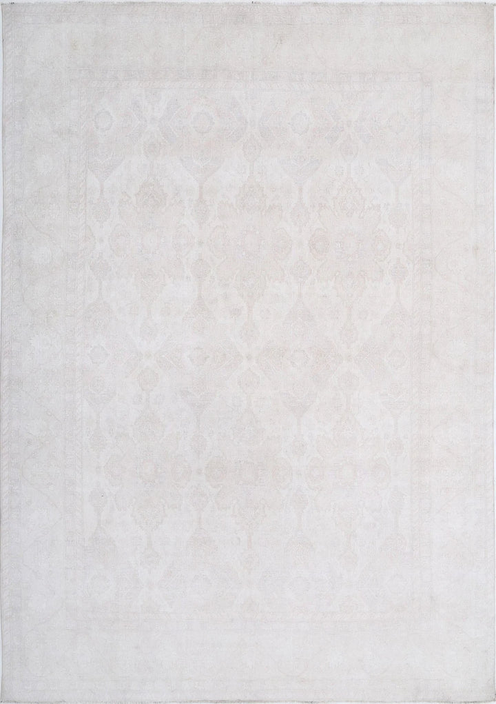 Afghan Tabriz Rug 8' 8" x 12' 3" Hand-Knotted | No. AT59763