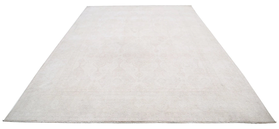 Afghan Tabriz Rug 8' 8" x 12' 3" Hand-Knotted | No. AT59763
