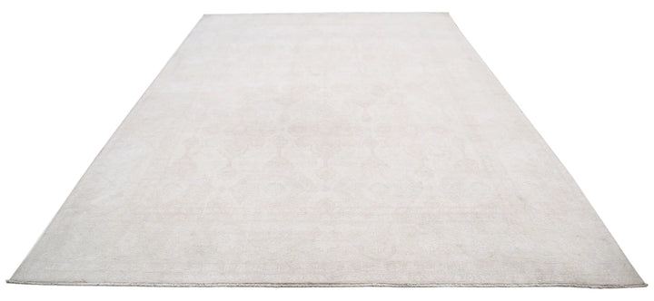 Afghan Tabriz Rug 8' 8" x 12' 3" Hand-Knotted | No. AT59763