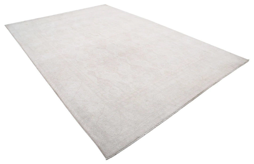 Afghan Tabriz Rug 8' 8" x 12' 3" Hand-Knotted | No. AT59763