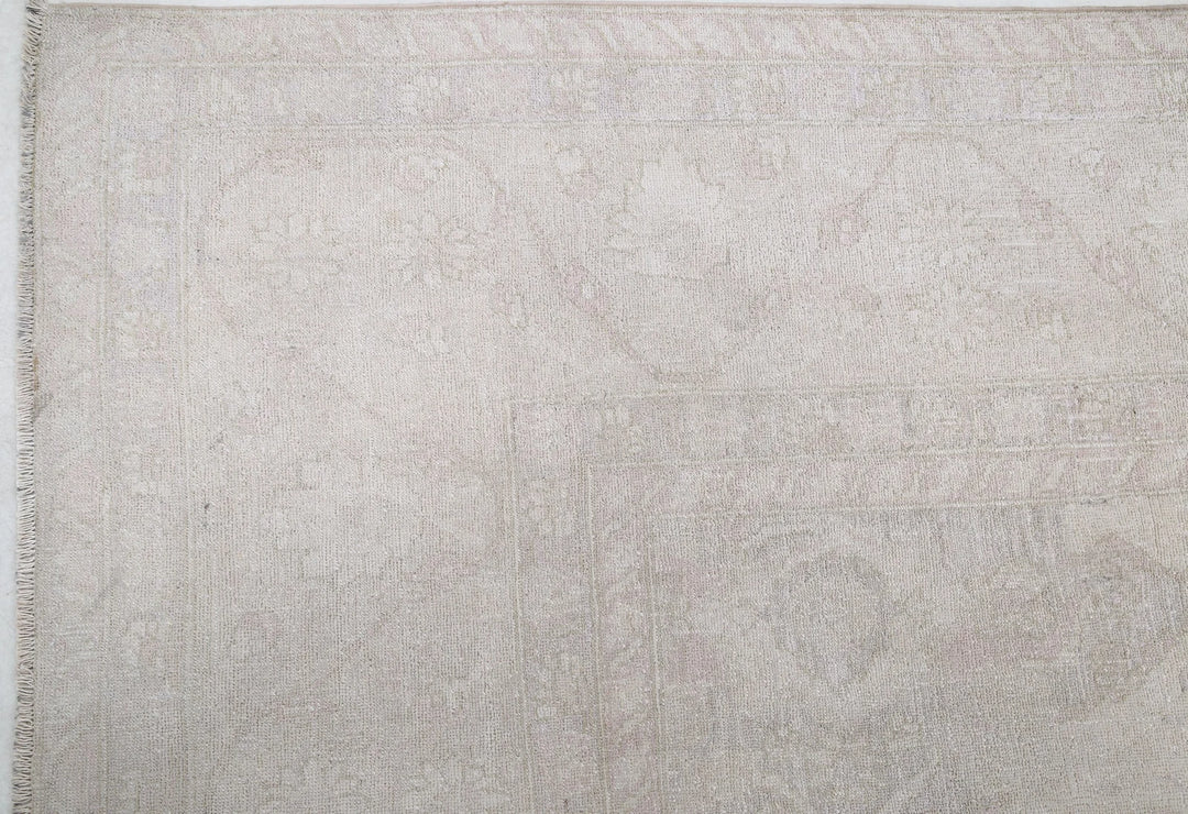 Afghan Tabriz Rug 8' 8" x 12' 3" Hand-Knotted | No. AT59763