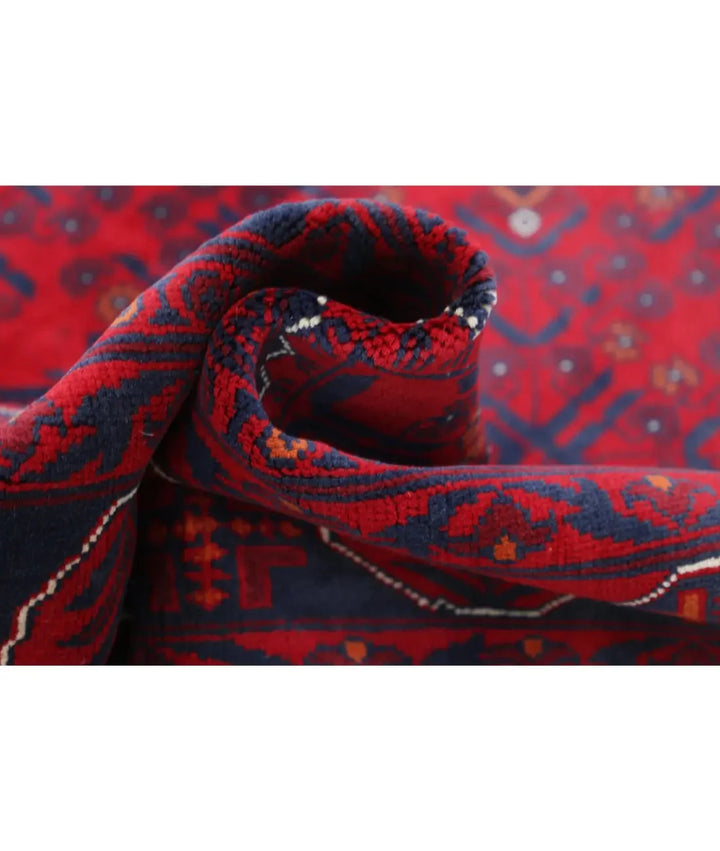 Afghan Khamyab Rug 6' 8" x 9' 4" Hand-Knotted | No. AT59768