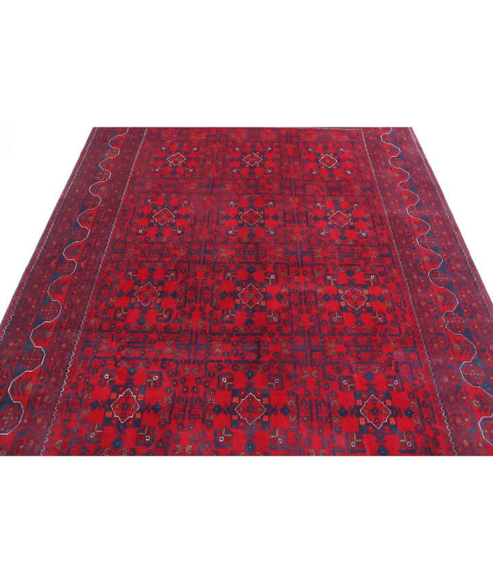Afghan Khamyab Rug 6' 8" x 9' 4" Hand-Knotted | No. AT59768