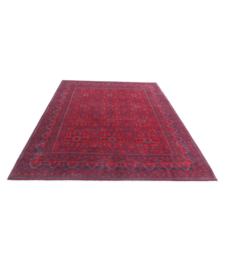 Afghan Khamyab Rug 6' 8" x 9' 4" Hand-Knotted | No. AT59768