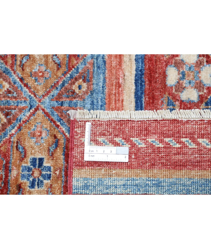 Afghan Khurjeen Rug 2' 11" x 4' 11" Hand-Knotted | No. AT59774