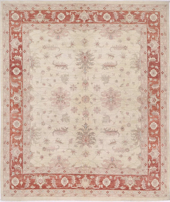 Afghan Serenity Rug 9' 11" x 11' 6" Hand-Knotted | No. AT59780