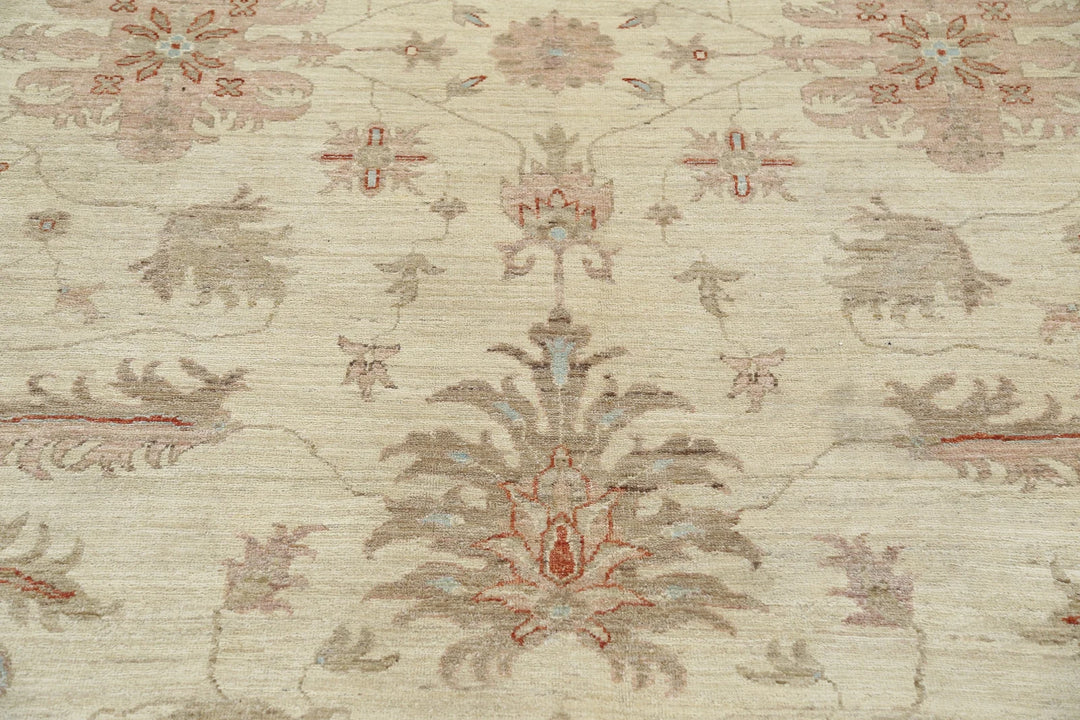 Afghan Serenity Rug 9' 11" x 11' 6" Hand-Knotted | No. AT59780